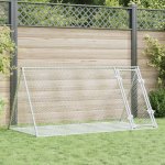 shumee Klec pro králíky stříbrná pozinkovaná ocel 200 x 105 x 91 cm – Zboží Dáma