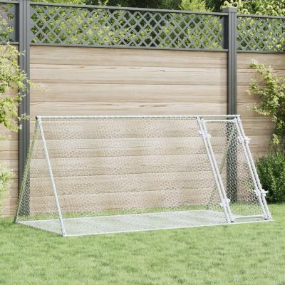 shumee Klec pro králíky stříbrná pozinkovaná ocel 200 x 105 x 91 cm – Zboží Dáma