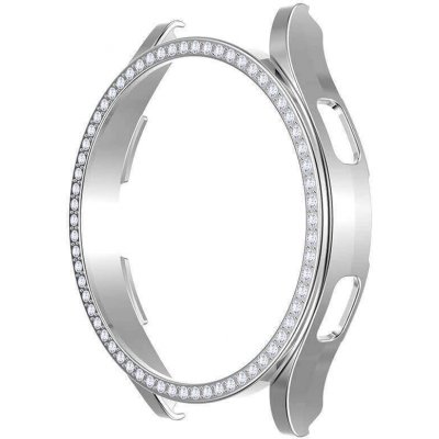 SES Luxusní ochranný kryt se sklem pro Samsung Galaxy Watch 7 40 mm - stříbrný 17466 – Zboží Živě
