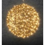 Easy Fix 3D LED světelná koule sklolaminát Ø 100 cm zlatá, teple bílá, 230 V – Hledejceny.cz