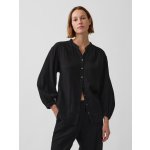 Gap mušelínová oversize košile černá – Zboží Mobilmania