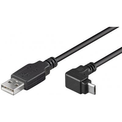 Digitus ku2m2f-90 micro USB 2.0, A-B, konektor do úhlu 90°, 1,8m – Zbozi.Blesk.cz