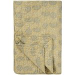 Ib Laursen Prošívaný přehoz Soft yellow /off white / grey 130 × 180 cm, krémová barva, textil – Hledejceny.cz