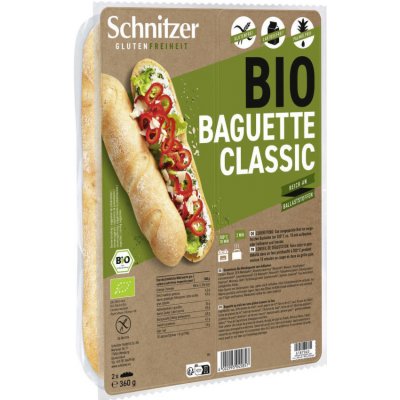 SCHNITZER Bagety klasik bezlepkové 360 g – Sleviste.cz