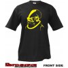 Pánské Tričko Teknoshop Monster tekno tričko s potiskem pánské černé