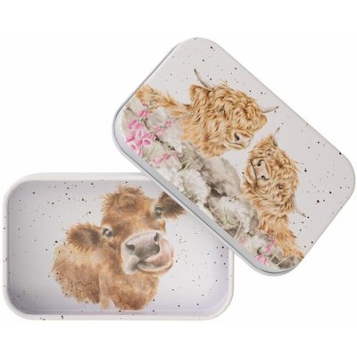 Plechová krabička na drobnosti Wrendale Designs "Just for Moo" - Krávy – Hledejceny.cz