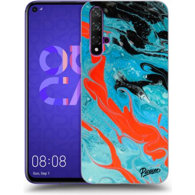 Pouzdro Picasee silikonové Huawei Nova 5T - Blue Magma čiré – Zboží Mobilmania