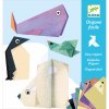 Vystřihovánka a papírový model Djeco origami Polární zvířátka