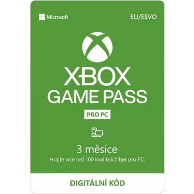 Microsoft Xbox Game Pass PC členství 3 měsíce CZ – Zbozi.Blesk.cz