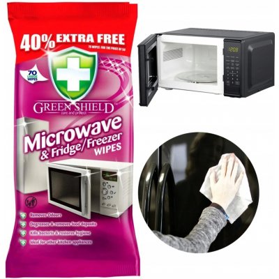 Green Shield Mikrovlnné trouby vlhčené čistící ubrousky 70 ks – Hledejceny.cz