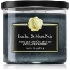 Svíčka Village Candle Leather & Musk Noir 396 g