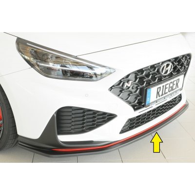 Rieger lipa pod přední nárazník pro Hyundai i30 N PDE 5-dvéř. (fastback), 05/21-, plast ABS bez povrchové úpravy – Sleviste.cz