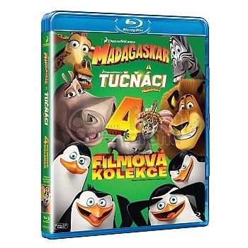 Kolekce: Madagaskar 1-3 + Tučňáci z Madagaskaru