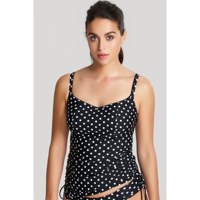 TANKINY PANACHE ANYA SPOT SW1011 vrchní díl White/black