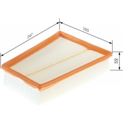 Vzduchový filtr BOSCH F 026 400 138 – Hledejceny.cz