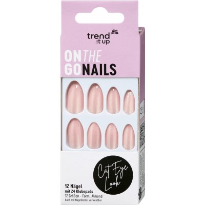 trend !t up umělé nehty On the go Cat Eye Look 12 ks – Zboží Dáma