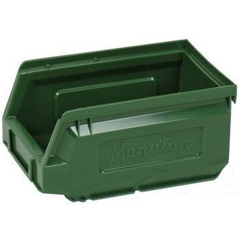 Manutan Plastový box 8,3 x 10,3 x 16,5 cm, zelený