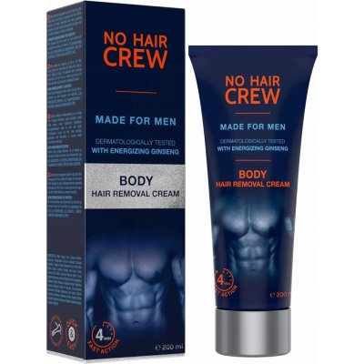 No Hair Crew depilační krém pro muže 200 ml – Zboží Dáma