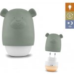 Zazu sovička Lou modrá noční světlo se zvukovým senzorem šedá – Sleviste.cz