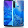 Pouzdro a kryt na mobilní telefon Realme Picasee silikonový průhledný obal pro Realme 5 - Květinový vzor