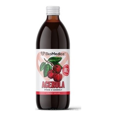 EkoMedica SK Acerola, šťáva z aceroly 500 ml – Hledejceny.cz
