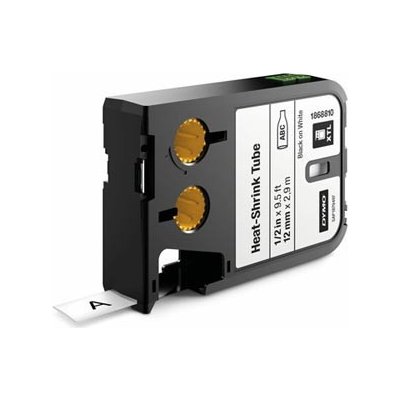 Dymo XTL 1868810, 12mm x 2,7m, černý tisk/bílý podklad, originální páska – Hledejceny.cz