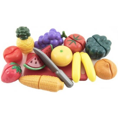 Teddies krájecí ovoce a zelenina s nádobím 25ks – Zboží Mobilmania