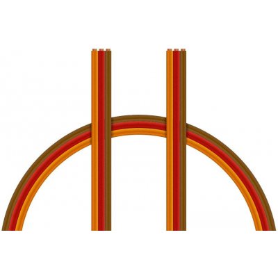 Kavan Kabel třížilový plochý tlustý JR 0.25mm2 PVC – Zboží Mobilmania