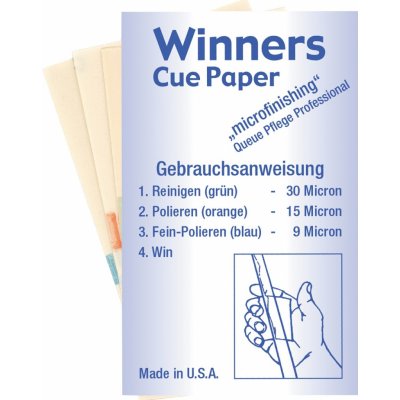 Winners Cue Paper Čistící papírky – Zboží Mobilmania