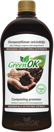 GreenOK Biologický aktivátor kompostu 750 ml