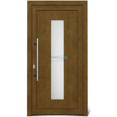 OKNOSTYL.cz EkoLine levé Bílá/Zlatý dub 104 x 202 cm – Hledejceny.cz