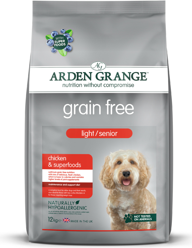 Arden Grange GF Light/Senior Chicken & Superfoods 12 kg