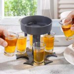 Dávkovač alkoholu se 6 panáky – Hledejceny.cz