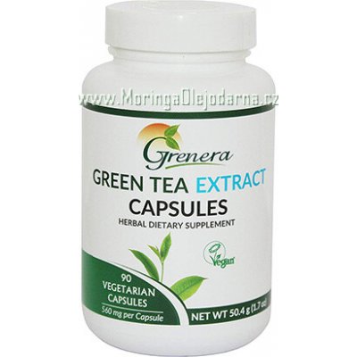 Grenera Green Tea Extract 560 mg 90 kapslí – Hledejceny.cz