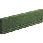 Terrasoft Pryžový zahradní obrubník 100 × 25 × 5 cm zelená 10 ks – Hledejceny.cz