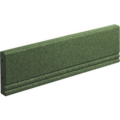 Terrasoft Pryžový zahradní obrubník 100 × 25 × 5 cm zelená 10 ks – Hledejceny.cz