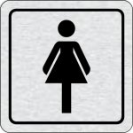 Cedulka na dveře - WC ženy – Zboží Mobilmania