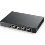 Zyxel GS1900-24EP 24-port Gigabit Smart Managed PoE Switch, 24x gigabit RJ45 (z toho 12x PoE), PoE budget 130W – Zboží Živě
