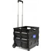 Nákupní taška a košík GEKO Přepravní skládací box nákupní vozík na kolečkách 35 kg G71130