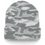 Beechfield zimní maskáčová čepice Camo Cuffed beanie camoflage gray – Hledejceny.cz