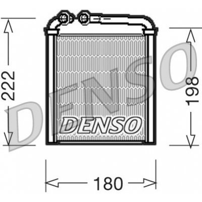 Výměník tepla pro vnitřní vytápění DENSO DRR32005 | Zboží Auto