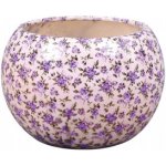 Obal na květník MANES keramický světle růžový lesk pr.16x16cm světle růžová speciální – Hledejceny.cz
