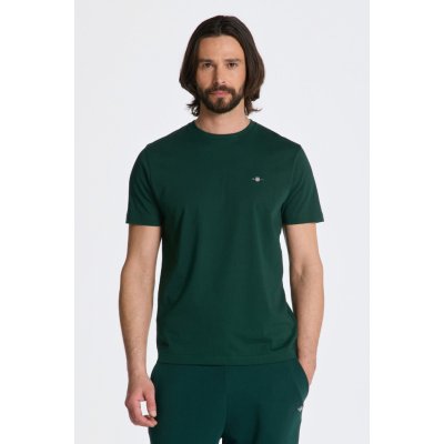 Gant tričko REG SHIELD SS T-SHIRT zelená