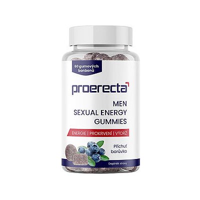 Proerecta Men Sexual Energy gummies 60 ks – Zbozi.Blesk.cz