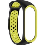 Eternico Sporty pro Xiaomi Mi band 5, 6, 7 solid black and yellow APW-XMI7SP-SBY – Zboží Mobilmania