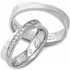 Prsteny Aumanti Snubní prsteny 123 Platina bílá