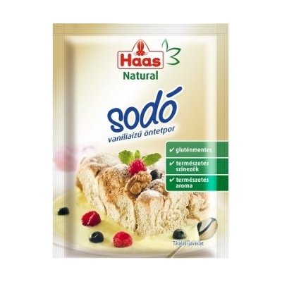 Haas Natural sodou s vanilkovou příchutí 15 g