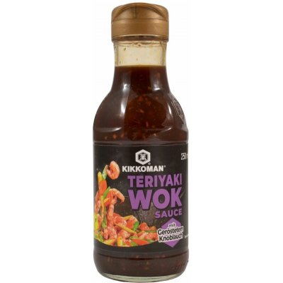 Kikkoman Teriyaki Wok omáčka s pečeným česnekem, 250 ml – Zbozi.Blesk.cz