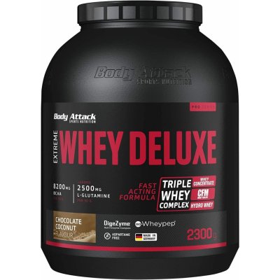 Body Attack Extreme Whey Deluxe 2300 g – Zboží Mobilmania