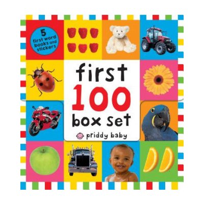 First 100 PB Box Set 5 Books: First 100 Words; First 100 Animals; First 100 Trucks and Things That Go; First 100 Numbers; First 100 Colors, Abc, Num Priddy RogerBoxed Set